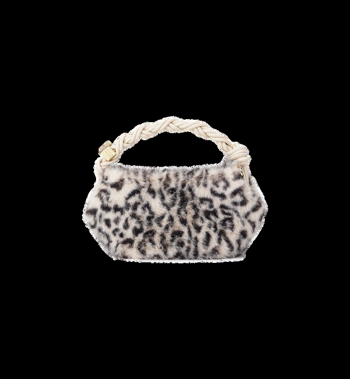anna nina GANNI Leopard Fur Mini Bou Bag