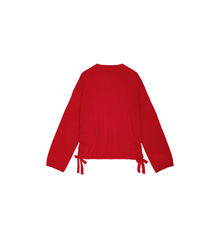 Anna Nina GANNI Red Oversized Jumper Red