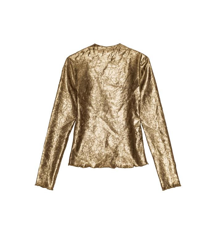 anna nina GANNI Shibori Cutout Top Brown