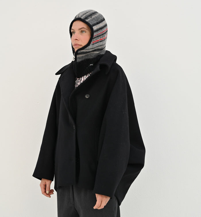 Anna Nina GANNI Soft Zip Balaclava