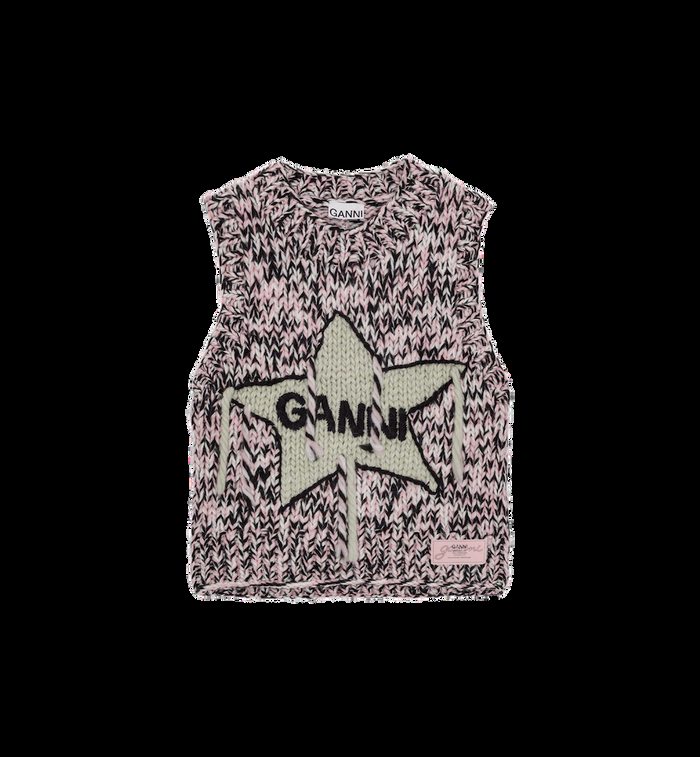 anna nina GANNI Star Handknit Vest Multicolour