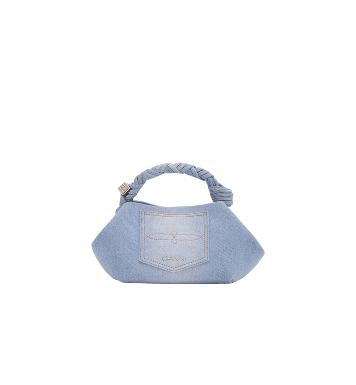 Anna Nina GANNI Washed Denim Bou Bag Small