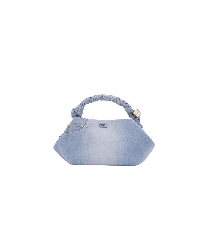 anna nina GANNI Washed Denim Bou Bag Small