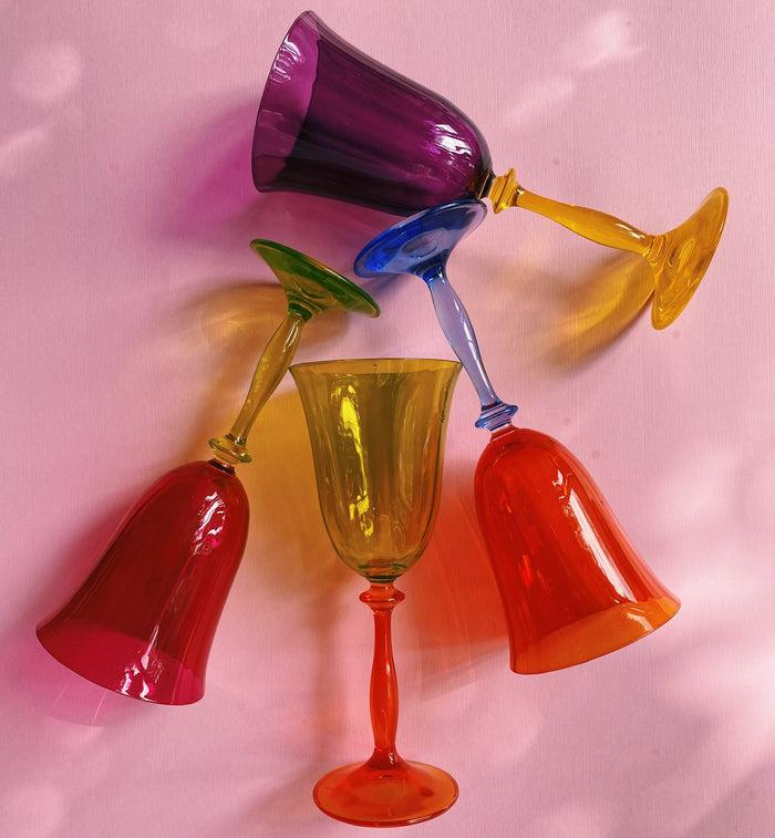 Anna Nina Gardenia Optic Wine Glass