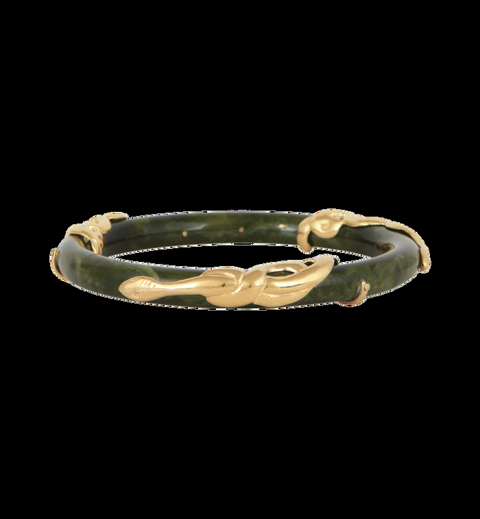anna nina Gas Bijoux Khaki Cobra Bracelet