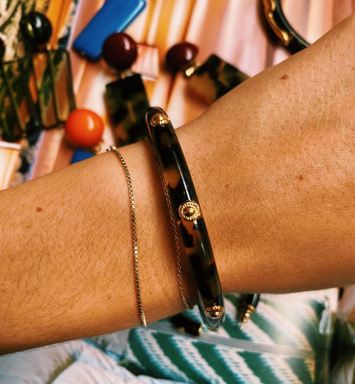 Anna Nina Gas Bijoux Tortoise Caftan Bis Bracelet