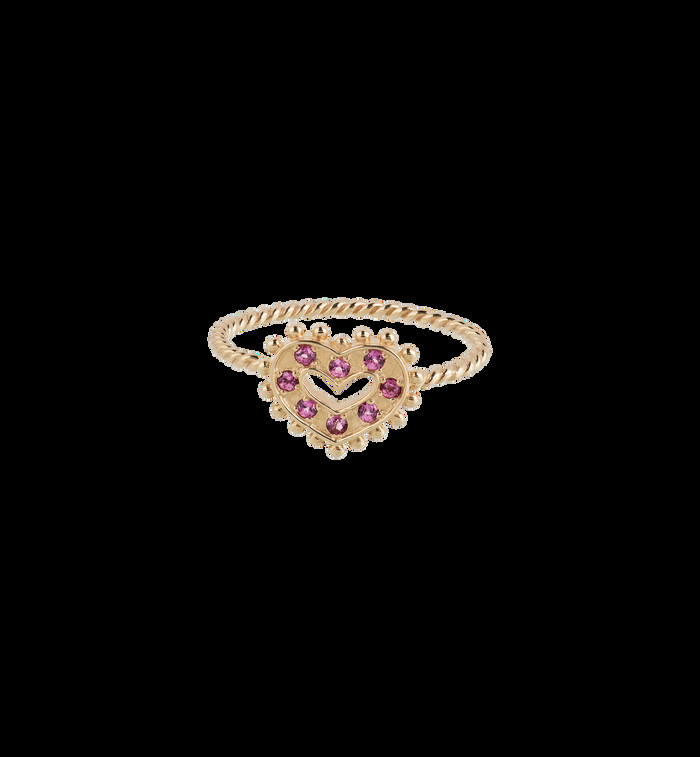 anna nina Gilded Romance Ring 14K Yellow Gold