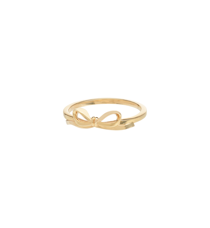 anna nina Golden Ribbon Ring 14K Yellow Gold