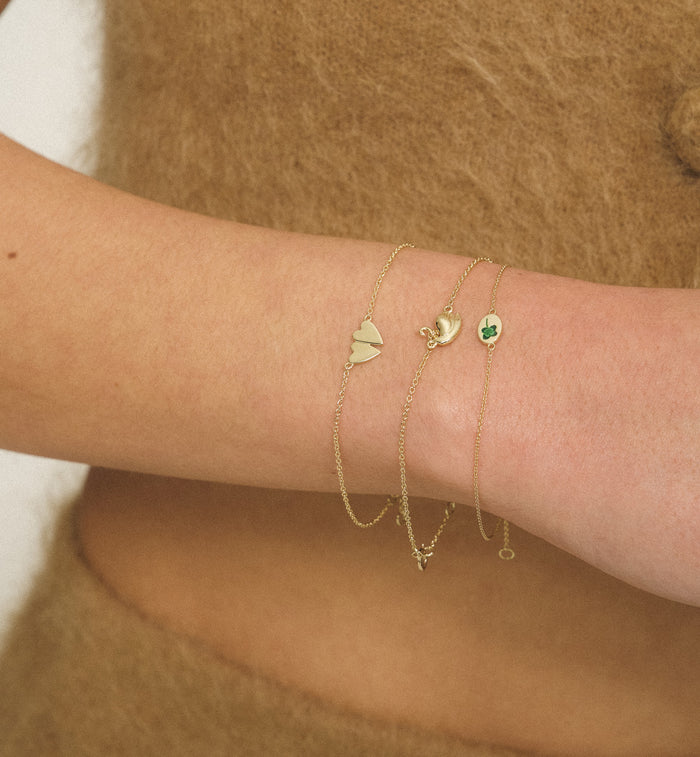 Anna Nina Golden Swan Bracelet 14K