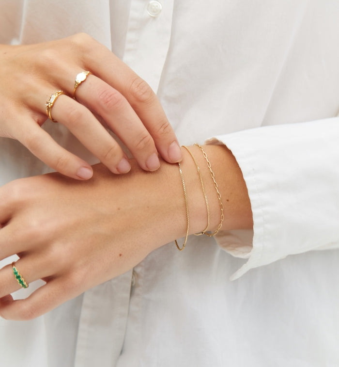 Anna Nina Gourmet Bracelet 14K