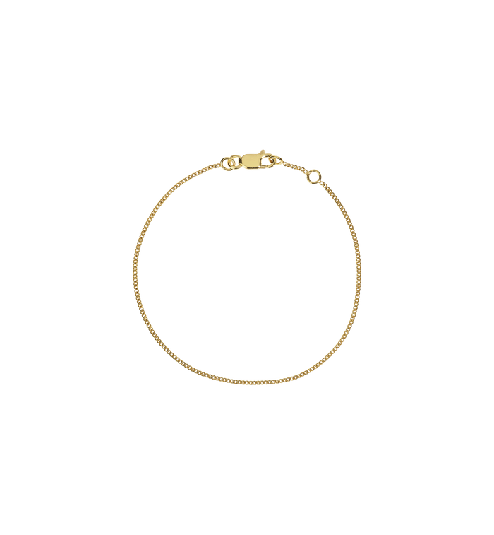 Anna Nina Gourmet Plain Bracelet Silver