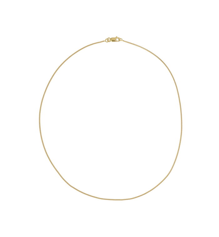 Anna Nina Gourmet Plain Necklace Silver