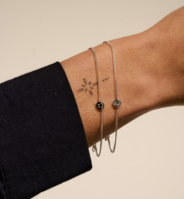 Anna Nina Happy Smile Bracelet Silver