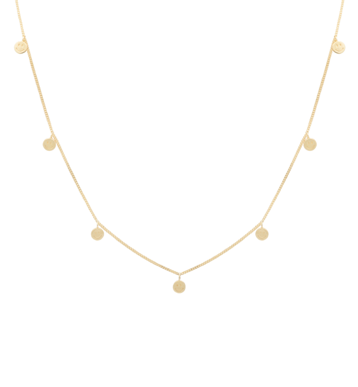 anna nina Happy Smile Necklace Silver