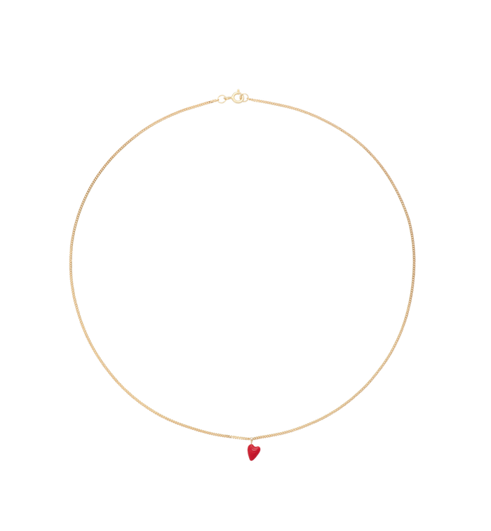 Anna Nina Heart Beat Necklace Silver