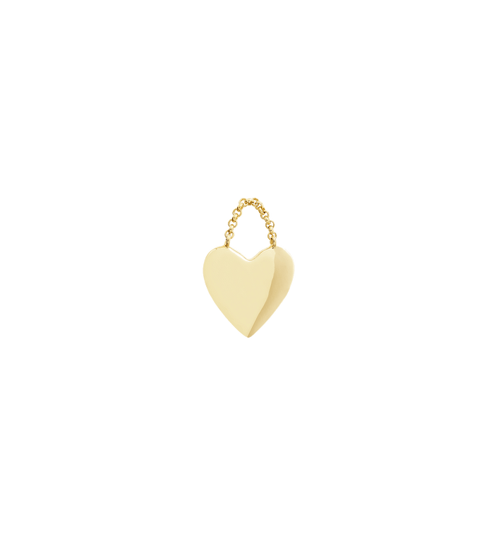 anna nina Heart of Gold Charm 14K