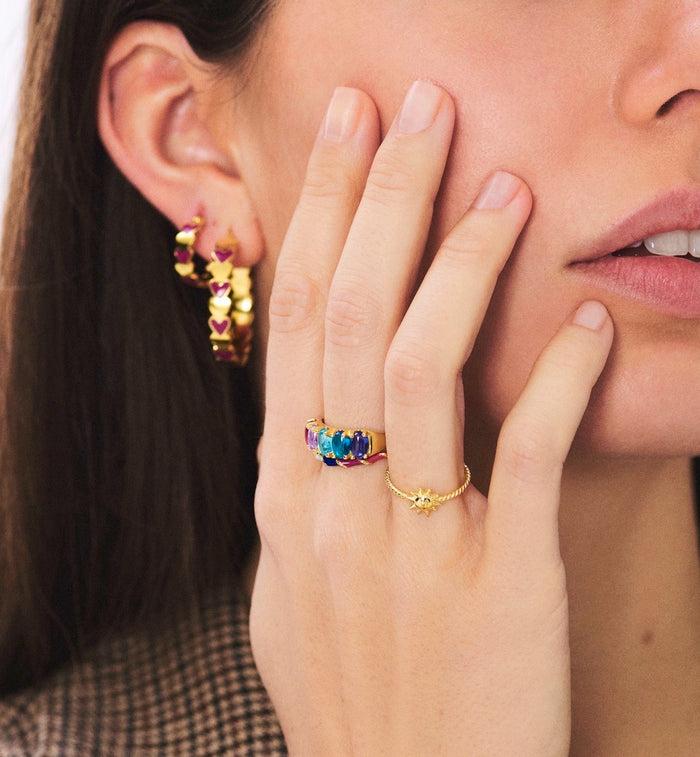 Anna Nina Holographic Ring Silver