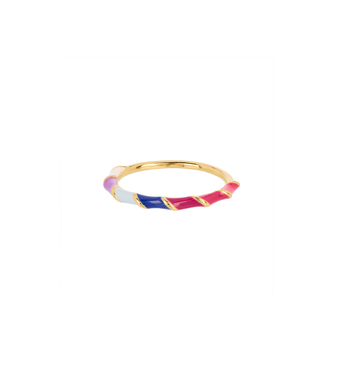 anna nina Holographic Ring Silver