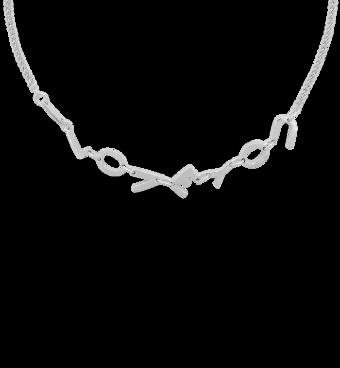 Anna Nina I Love You Bracelet Silver