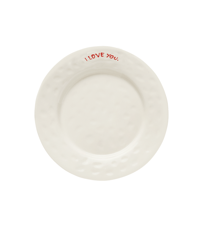 anna nina I Love You Breakfast Plate