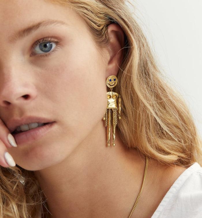 Anna Nina Iconic Duo Stud Earrings