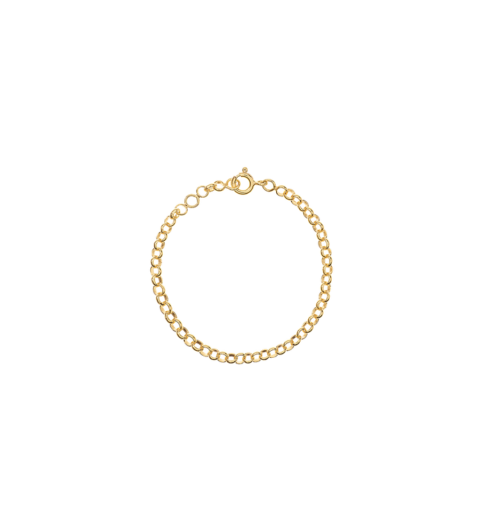 Anna Nina Jasseron Plain Slim Mini Bracelet