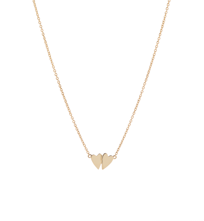 anna nina L'amour De Deux Necklace 14K