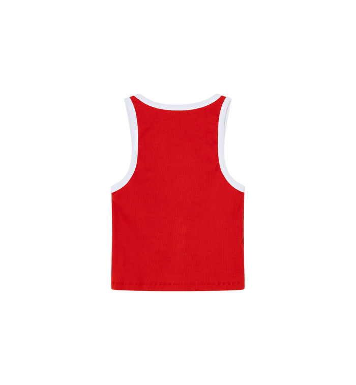 Anna Nina Laagam Kelsi Contrast Red Tank Top Red