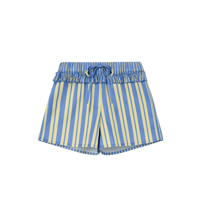anna nina Laagam Poplin Boxer Pants Blue