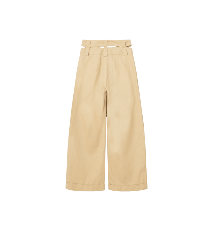 Anna Nina Laagam Smith Beige Serge Pants White