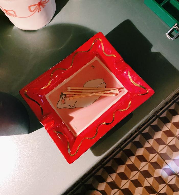 Anna Nina Laetitia Rouget Sleeping Muse Ashtray