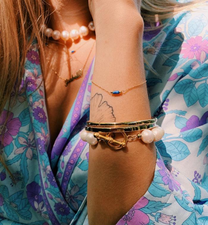 Anna Nina Lapis Bracelet 14K