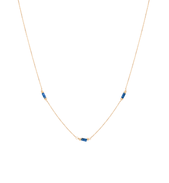 anna nina Lapis Necklace 14K