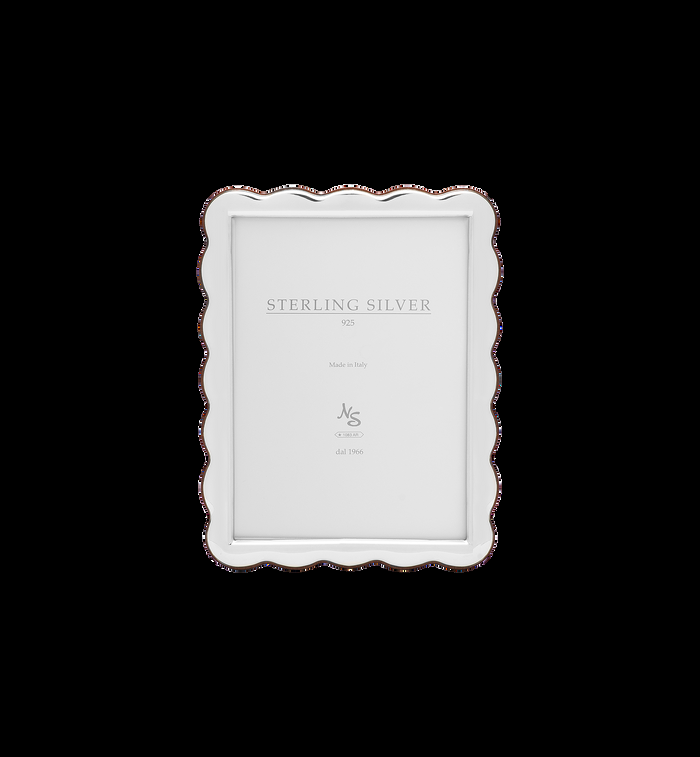 Anna Nina Large Silver Weavy Frame