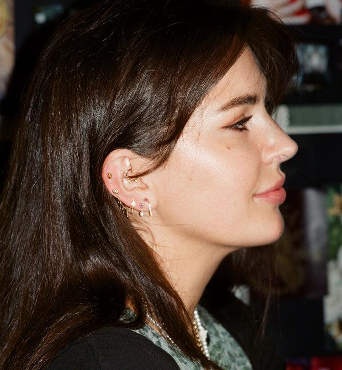 Anna Nina Laurel Wreath Daith Piercing 14K