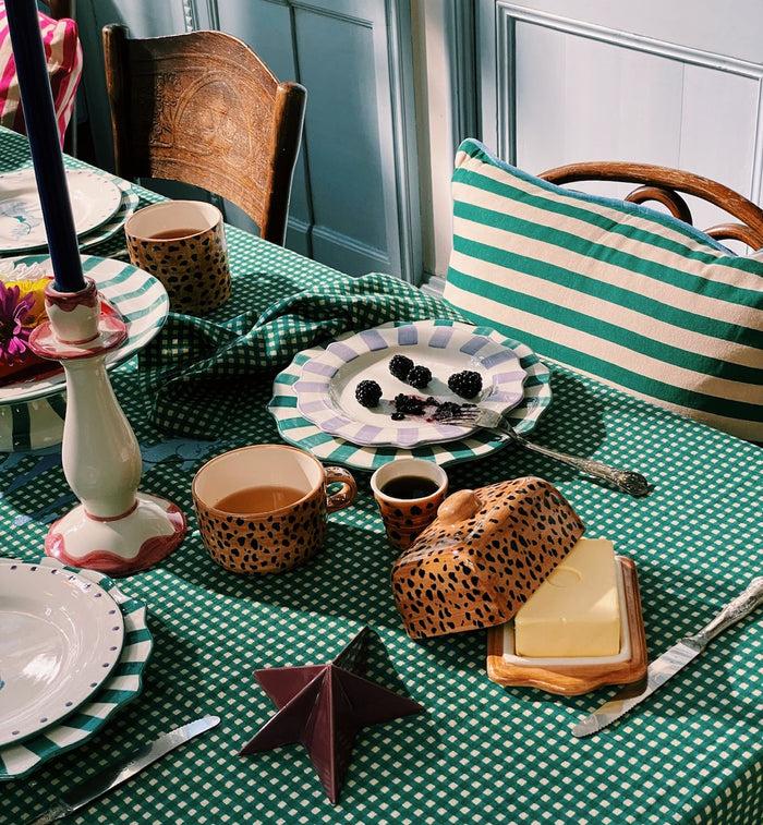 Anna Nina Leopard Butter Dish