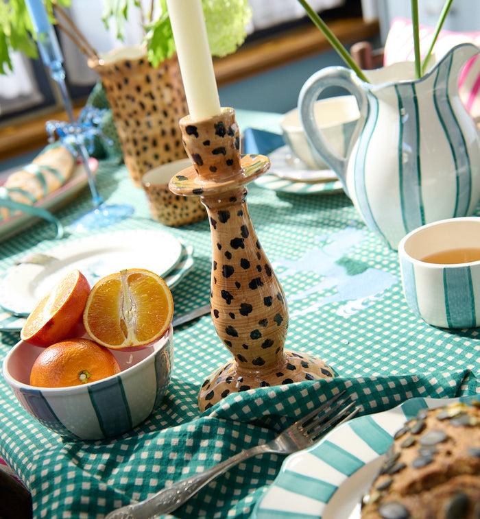 Anna Nina Leopard Candle Holder