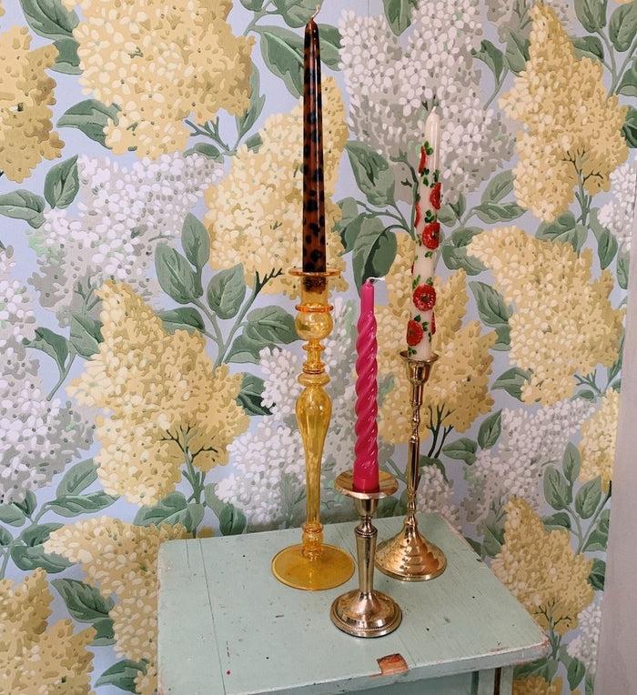 Anna Nina Leopard Candle - Set Of 2