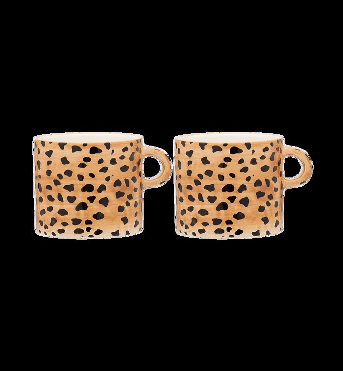 anna nina Leopard Mug Set Of 2