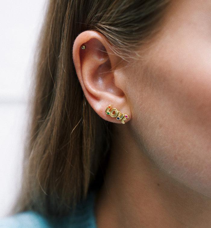 Anna Nina Liberty Love Knot Stud Earrings