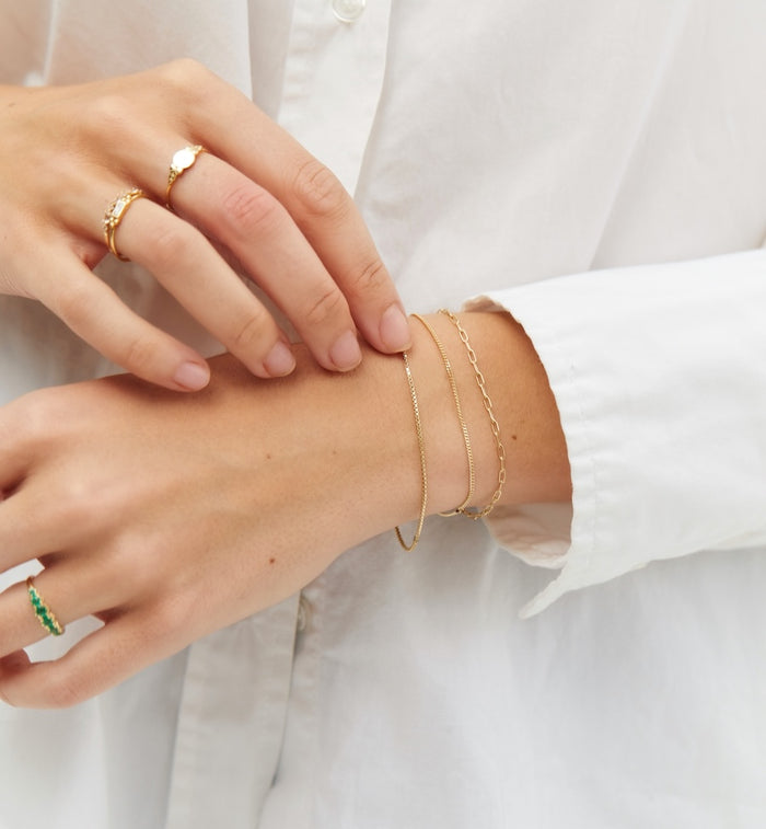 Anna Nina Link Bracelet 14K