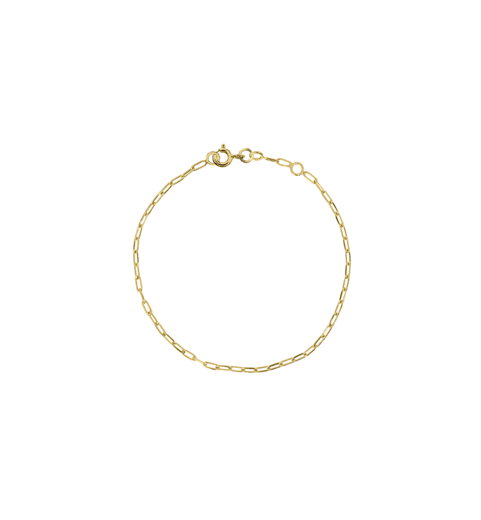 anna nina Link Plain Bracelet 9K