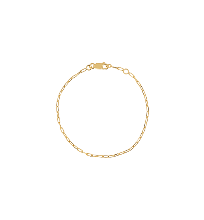 Anna Nina Link Plain Bracelet Silver