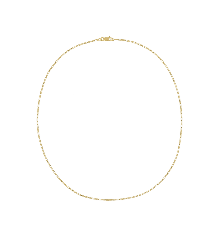 Anna Nina Link Plain Necklace 9K Yellow Gold