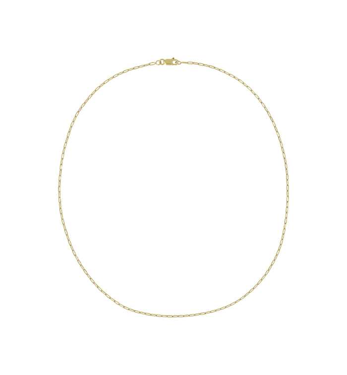 Anna Nina Link Plain Necklace Silver