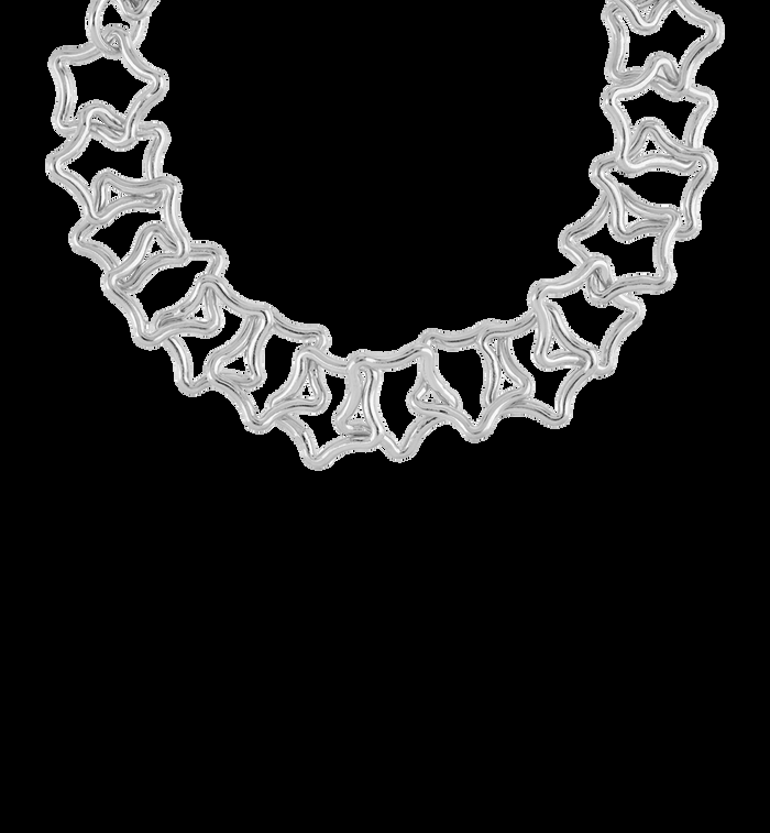 Anna Nina Linked Chunky Stars Bracelet Silver