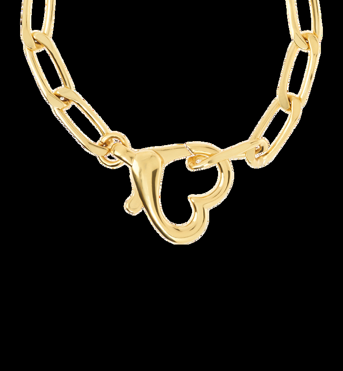 anna nina Locked Love Bracelet Gold Plated