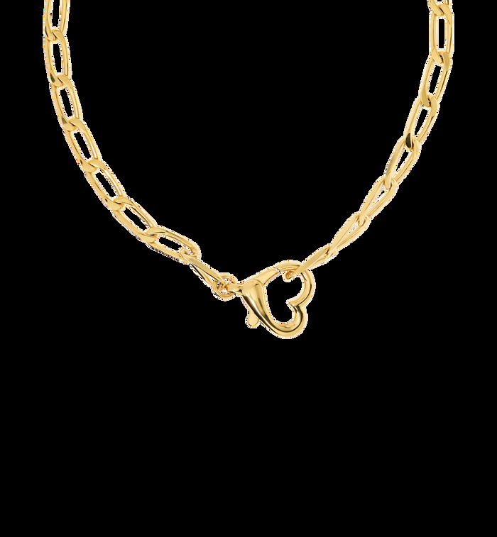 Anna Nina Locked Love Necklace Gold Plated