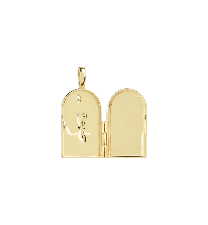 Anna Nina Love Bird Locket 14K