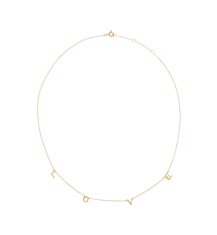 Anna Nina Love Necklace 14K